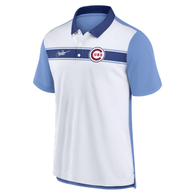 Nike Rewind Stripe (MLB Chicago Cubs) Men's Polo.