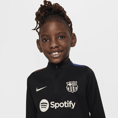 FC Barcelona Academy Pro Nike Dri-FIT-Fußball-Drill-Oberteil für jüngere Kinder