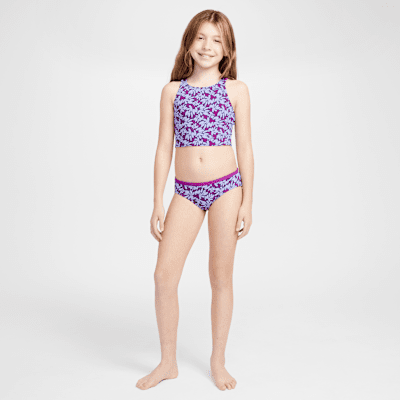 Nike Swim Big Kids' (Girls') Spiderback Midkini Set