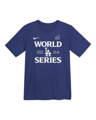 Детская футболка Los Angeles Dodgers 2024 World Series Authentic Collection Big Kids' Nike MLB