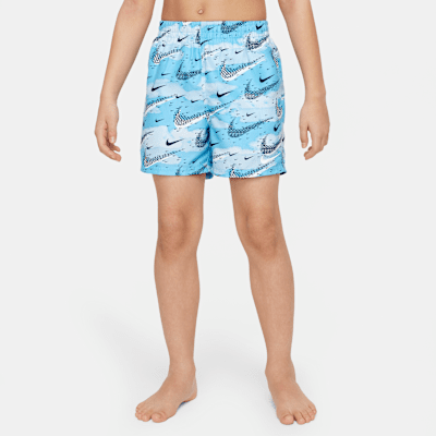 Nike Swim Flock Big Kids Boys 4 Volley Shorts. Nike