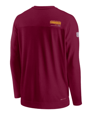 Washington Commanders Nike Dri-FIT UV Coach Short Sleeve T Shirt