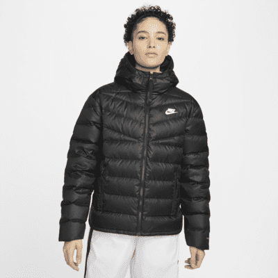 black nike puffer mens