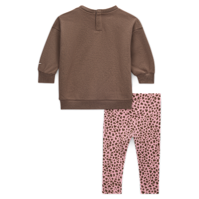 Nike Wild Warmth Baby (12–24M) Crew Top And Leggings Set