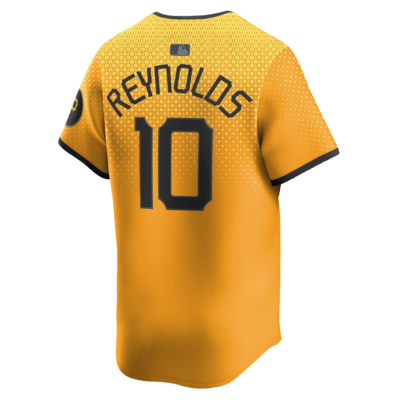 Jersey Nike Dri-FIT ADV de la MLB Limited para hombre Bryan Reynolds Pittsburgh Pirates City Connect