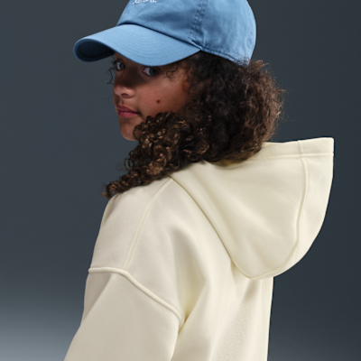 Sudadera con gorro sin cierre oversized para niños talla grande Nike Sportswear Club Fleece