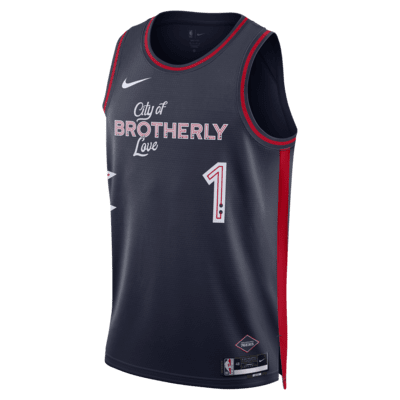 Camisola NBA Swingman Nike Dri-FIT James Harden Philadelphia 76ers City Edition 2023/24 para homem