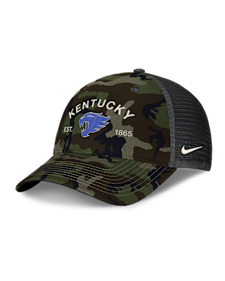 Мужские  Kentucky 2025 Military Appreciation Rise Nike College Trucker Adjustable Hat