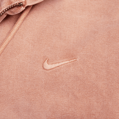 Nike Life ongevoerd herenjack met rits over de hele lengte