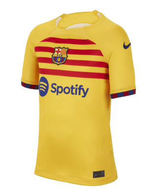 Подростковые джерси FC Barcelona 2023/24 Stadium Fourth Big Kids' Nike Dri-FIT Soccer Jersey