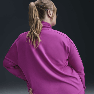 Nike Swoosh Dri-FIT Midlayer mit Viertelreißverschluss für Damen (große Größen)