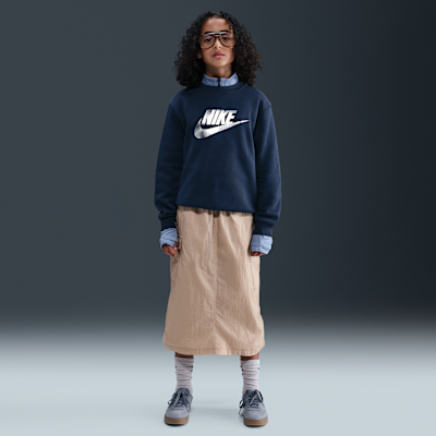 Nike Sportswear Club Fleece Big Kids' Crew-Neck Sweatshirt