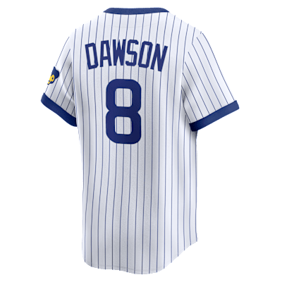 Andre Dawson Chicago Cubs Cooperstown Men's Nike Dri-FIT ADV MLB Limited Jersey