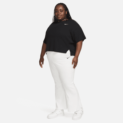 Nike Sportswear Women's High-Waisted Ribbed Jersey Pants (Plus Size)