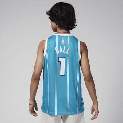 Φανέλα Nike Dri-FIT NBA Swingman Σάρλοτ Χόρνετς 2023/24 Icon Edition για μεγάλα αγόρια