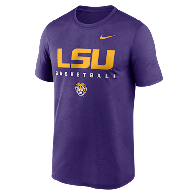 LSU Courtside Basketball Legend Men's Nike Dri-FIT College T-Shirt