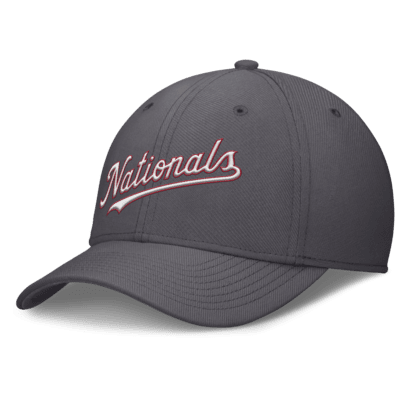 Gorra Nike Dri-FIT de la MLB para hombre Washington Nationals Swoosh