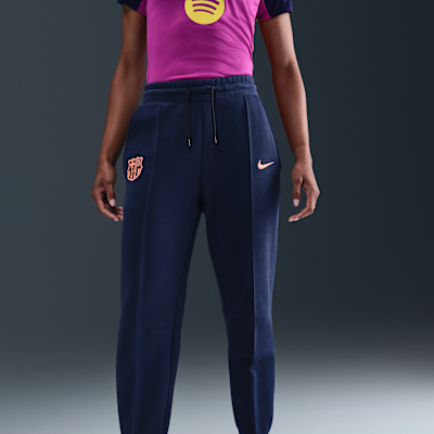 F.C. Barcelona Tech Women's Nike Total 90 Football Fleece Mid-Rise Joggers