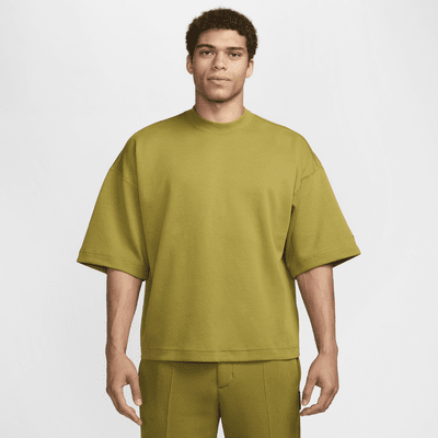 Camisola de lã cardada de manga curta Nike Tech para homem