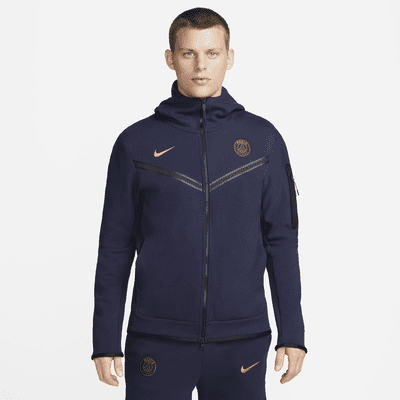Paris Saint-Germain Tech Fleece Windrunner Men's Nike Full-Zip Hoodie ...