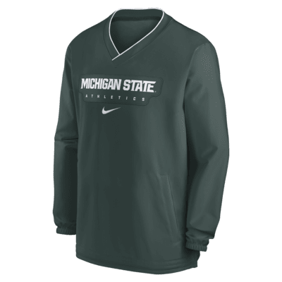 Michigan State Spartans Sideline Men's Nike College Long-Sleeve Windshirt