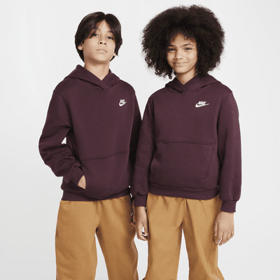 Felpa pullover con cappuccio Nike Sportswear Club Fleece - Ragazzi