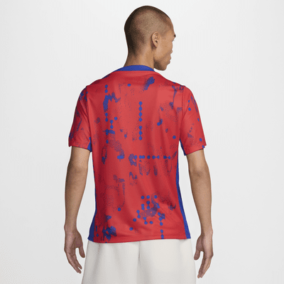 Haut de foot d'avant match à manches courtes Nike Dri-FIT Atlético Madrid Academy Pro pour homme