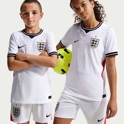 England National Team 2026 Match Home Big Kids' Nike Aero-FIT Soccer Jersey from Nike - $155