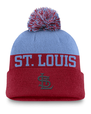 Мужские  St. Louis Cardinals Rewind Peak Nike MLB Cuffed Pom Beanie