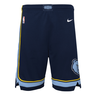 Shorts Nike Dri-FIT Swingman de la NBA para niños talla grande Memphis Grizzlies Icon Edition