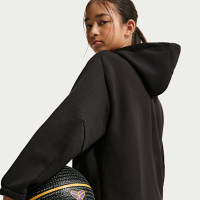 Sudadera con gorro sin cierre de básquetbol Dri-FIT para niños talla grande Kobe