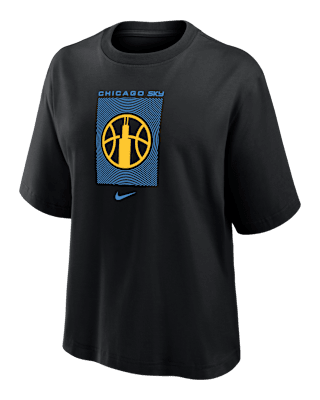 Женская футболка Chicago Sky Nike WNBA Boxy