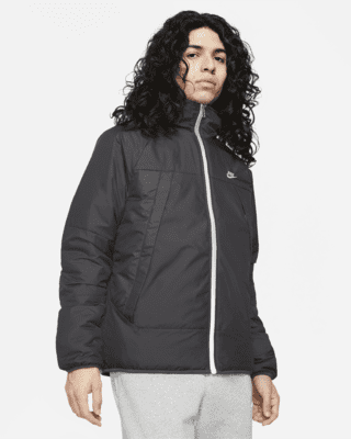 Shop Nike NSW Therma-FIT Legacy Bomber Jacket DD6849-030 grey