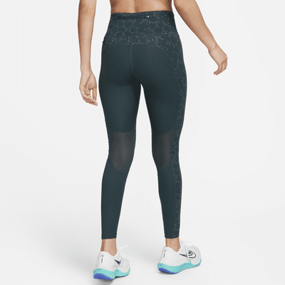 Leggings estampados de tiro medio de 7/8 con bolsillos para mujer Nike Fast