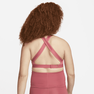 Bra deportivo con almohadillas de media sujeción para mujer Nike Swoosh (M) (maternidad)