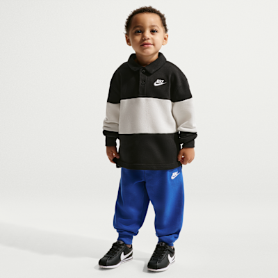 Nike Club Toddler French Terry Long-Sleeve Rugby Polo