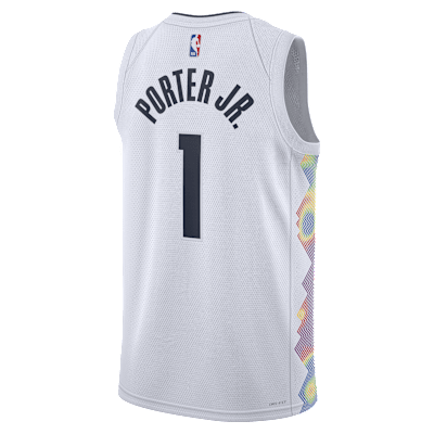 Jersey Nike Dri-FIT de la NBA Swingman para hombre Michael Porter Jr. Denver Nuggets 2024/25 City Edition