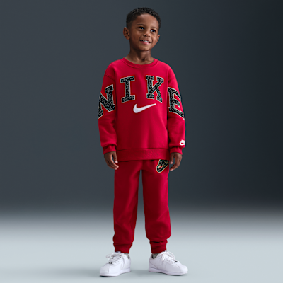 Nike Club Little Kids' Chenille Fleece Crew