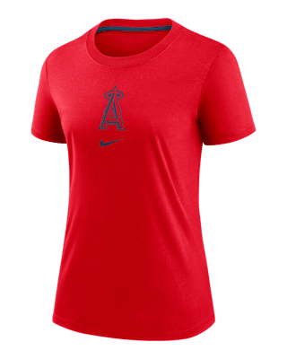 Женская футболка Los Angeles Angels Authentic Collection Early Work Nike MLB