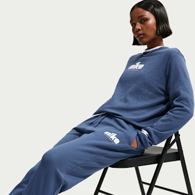 Nike Sportswear Club Fleece Grafikli Normal Belli Kadın Eşofman Altı görsel 4