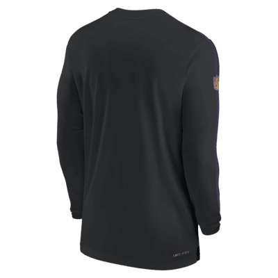 Minnesota Vikings Sideline Coach Men's Nike Dri-FIT NFL Long-Sleeve Top