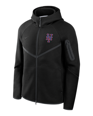 Мужская куртка New York Mets Tech Fleece Windrunner Nike MLB Full-Zip Hooded для бега