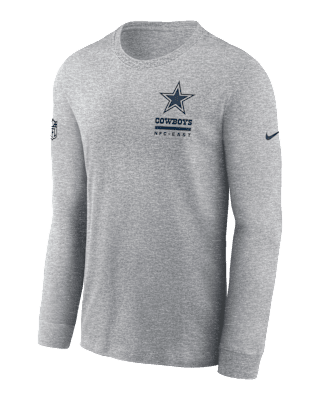 Мужская футболка Dallas Cowboys Sideline Team Issue Nike Dri-FIT NFL Long-Sleeve