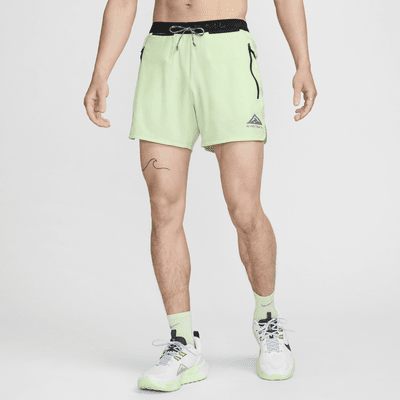 【ナイキ公式】Dri-FIT メンズ 13cm トレイル ショートパンツ (インナー付き) グリーン メンズ S Nike Dri-FIT Men's 5 Brief-Lined Trail Shorts