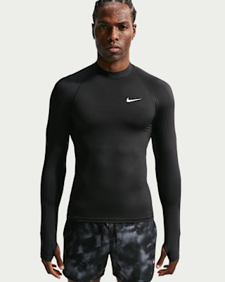 Мужские  Nike Swim Whitewater Essential Dri-FIT UV Long Sleeve Rashguard Top