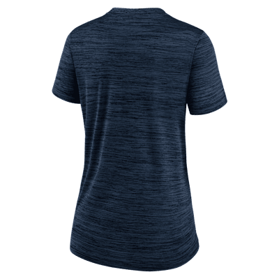 Detroit Tigers Authentic Collection Velocity Playera Nike Dri-FIT de la MLB para mujer