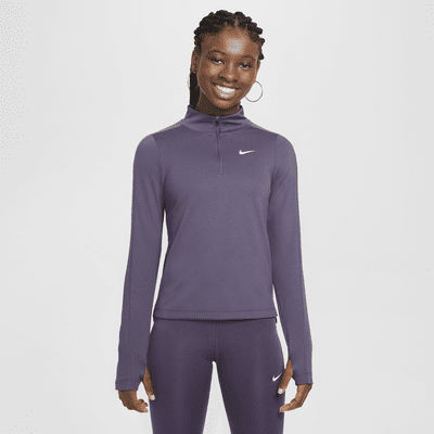 Haut à manches longues et demi-zip Nike Dri-FIT pour ado (fille)