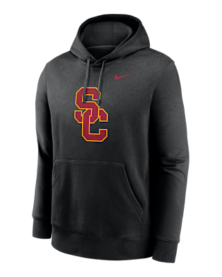 Мужское худи USC Trojans Primetime Club Primary Logo Nike College Pullover Hoodie