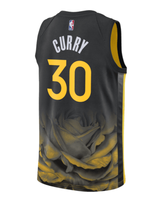 Nike Men's 2022-23 City Edition Golden State Warriors Stephen Curry #30  Black Dri-FIT Swingman Jersey