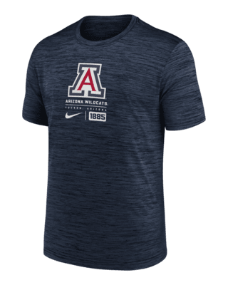 Мужская футболка Arizona Wildcats Campus Center Block Velocity Nike Dri-FIT College